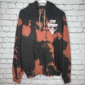 STAY SPOOKY Women’s Medium Tie Dye Hoodie- NWT